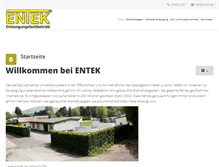 Tablet Screenshot of entek.de
